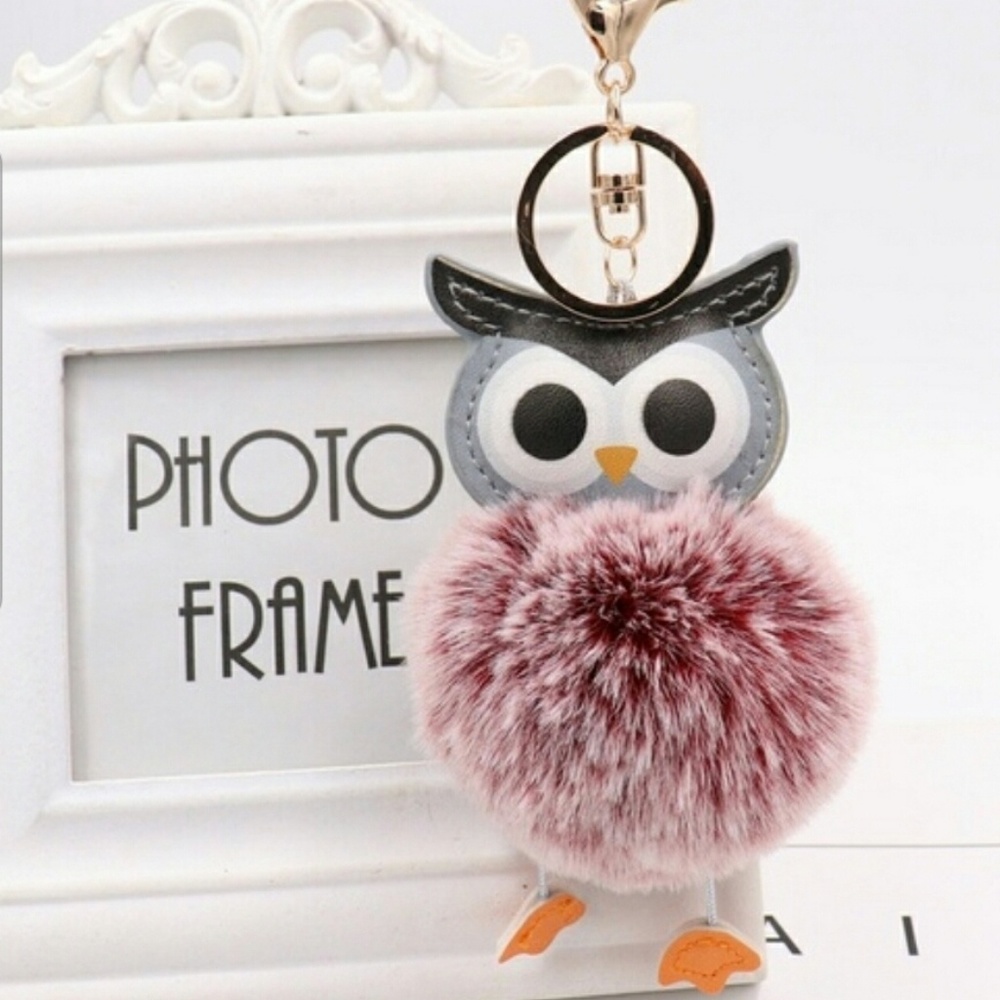 New Cute Owl Handbag Charm/Keychain